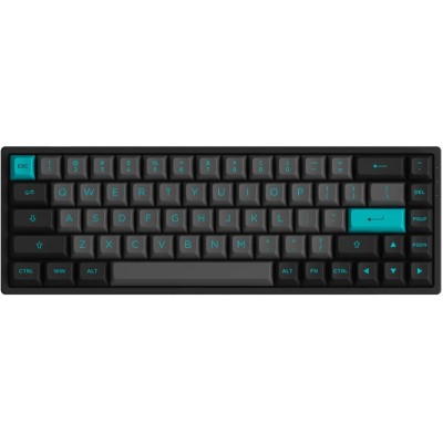 Клавиатура Akko 3068B Plus Black&Cyan CS Jelly Black RGB Черный