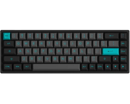 Клавиатура Akko 3068B Plus Black&Cyan CS Jelly Black RGB