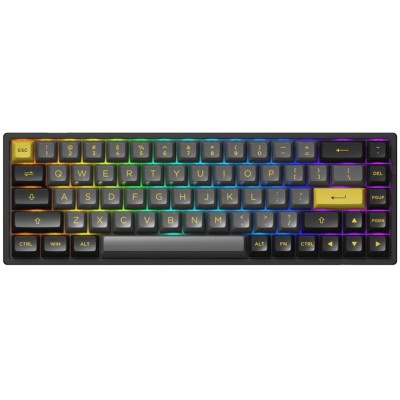 Клавиатура Akko 3068B Plus Black&Gold CS Jelly Black RGB Черный