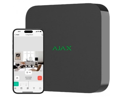 Ajax NVR (8ch) ASP black сетевой видеорегистратор