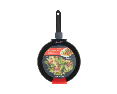 Сковорода ARDESTO Gemini Gourmet Aosta, 26см, алюминий, черный