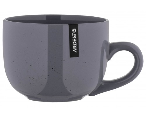 Чашка ARDESTO Bagheria Grey, 480мл, керамика, серый