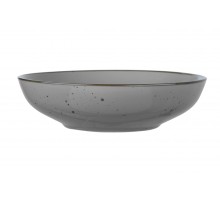 Тарелка суповая ARDESTO Bagheria Grey, 20см, керамика, серый