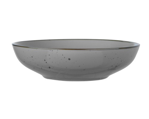 Тарелка суповая ARDESTO Bagheria Grey, 20см, керамика, серый