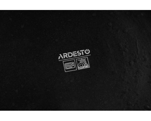 Тарелка обеденная ARDESTO Trento, 26.5см, керамика, черный