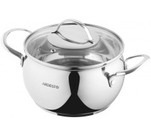 Кастрюля со стеклянной крышкой ARDESTO Gemini Liguria, 3л, нержавеющая сталь