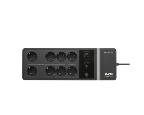 ИБП APC Back-UPS 850VA/520W, USB charging port, USB, 6+2 Schuko