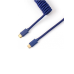 Кабель aviator Type-A/Type-C Keychron Coiled Cable Blue