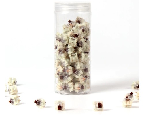 Набор механических переключателей Gateron Cap V2 Brown 110 pcs