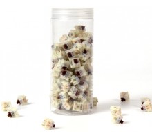 Набор механических переключателей Gateron Cap V2 Milky Brown 110 pcs