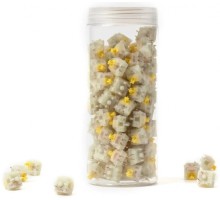 Набор механических переключателей Gateron KS-3 Milky Pro Yellow 110 pcs