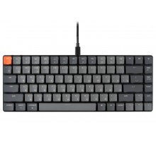 Клавиатура механическая K3 84Key, Gateron Red, BT/USB-A, Low Profile, EN/UKR, White Led, Чорний