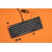 Клавиатура механическая K3 84Key, Gateron Red, BT/USB-A, Low Profile, EN/UKR, White Led, Чорний