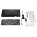 Клавиатура механическая K3 84Key, Gateron Red, BT/USB-A, Low Profile, EN/UKR, White Led, Чорний