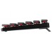 Клавиатура механическая K3 84Key, Gateron Red, BT/USB-A, Low Profile, EN/UKR, White Led, Чорний