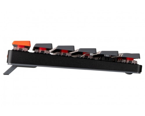 Клавиатура механическая K3 84Key, Gateron Red, BT/USB-A, Low Profile, EN/UKR, White Led, Чорний