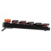 Клавиатура механическая K3 84Key, Gateron Red, BT/USB-A, Low Profile, EN/UKR, White Led, Чорний