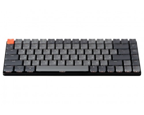 Клавиатура механическая K3 84Key, Gateron Red, BT/USB-A, Low Profile, EN/UKR, White Led, Чорний