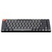 Клавиатура механическая K3 84Key, Gateron Red, BT/USB-A, Low Profile, EN/UKR, White Led, Чорний