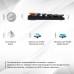 Клавиатура механическая K3 84Key, Gateron Red, BT/USB-A, Low Profile, EN/UKR, White Led, Чорний