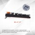 Клавиатура механическая K3 84Key, Gateron Red, BT/USB-A, Low Profile, EN/UKR, White Led, Чорний
