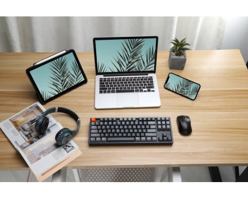 Клавиатура Keychron K8 87 Key Aluminum Frame Hot-Swap Gateron RGB Blue
