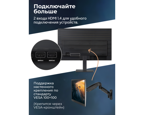 Монитор Samsung S320 Series (23.8") IPS, 120Hz, Full HD, Slim Design