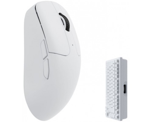Мышь Keychron M2 BT/WL/USB-A/USB-C, 4K, білий