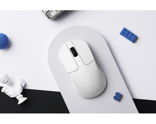 Мышь Keychron M3 mini BT/WL/USB-A/USB-C, 4K, білий