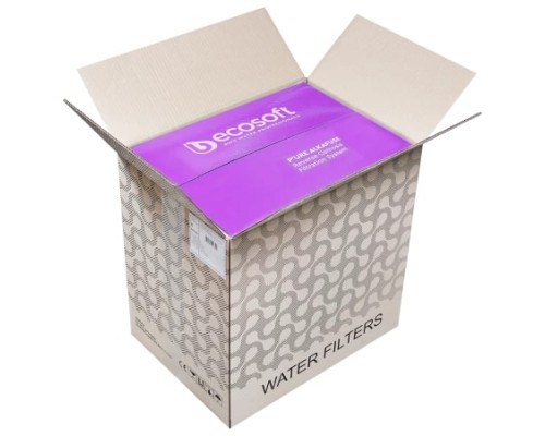 Фильтр обратного осмоса Ecosoft P'URE Alkafuse, мембрана 75gpd DuPont, картридж Alkafuse повышает pH воды, обогащает минералами магния.