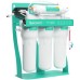 Фильтр обратного осмоса Ecosoft P'URE AquaCalcium Mint с насосом на станине, мембрана 75gpd, картридж AquaCalcium обогащает минералами, дренаж 1:1