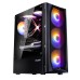Корпус Zalman N4 Rev.1 без БП 1xUSB3.0, 2xUSB2.0, 3x140мм RGB, 3x120мм RGB, VGA 315мм, LCS ready, TG Side Window, ATX, чёрный