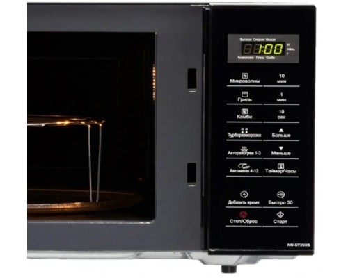 Микроволновая печь Panasonic , 23л, электронное управ., 800Вт, дисплей, черный