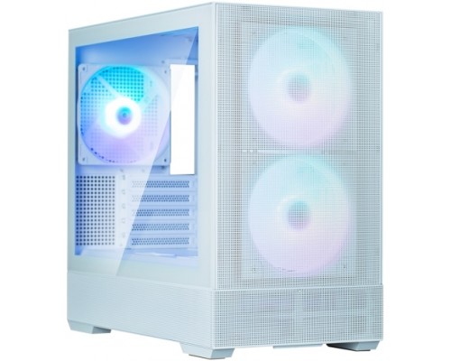 Корпус Zalman P30 Air без БП, 1xUSB3.0, 1xUSBType-C, 3x140мм ARGB, VGA 392мм, LCS ready, TG Side Panel, mATX, белый