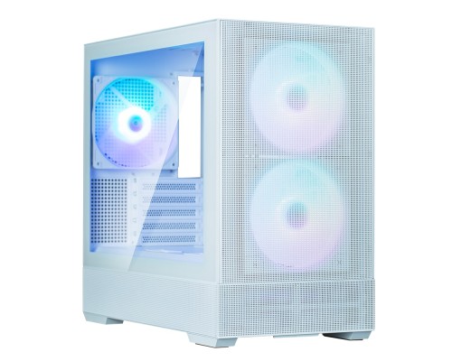Корпус Zalman P30 Air без БП, 1xUSB3.0, 1xUSBType-C, 3x140мм ARGB, VGA 392мм, LCS ready, TG Side Panel, mATX, белый