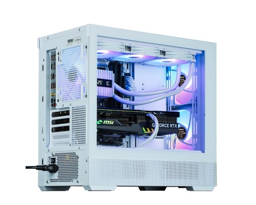 Корпус Zalman P30 Air без БП, 1xUSB3.0, 1xUSBType-C, 3x140мм ARGB, VGA 392мм, LCS ready, TG Side Panel, mATX, белый