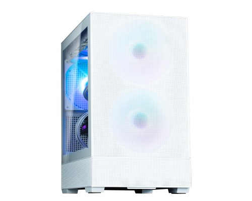 Корпус Zalman P30 Air без БП, 1xUSB3.0, 1xUSBType-C, 3x140мм ARGB, VGA 392мм, LCS ready, TG Side Panel, mATX, белый