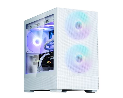 Корпус Zalman P30 Air без БП, 1xUSB3.0, 1xUSBType-C, 3x140мм ARGB, VGA 392мм, LCS ready, TG Side Panel, mATX, белый