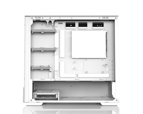 Корпус Zalman P30 Air без БП, 1xUSB3.0, 1xUSBType-C, 3x140мм ARGB, VGA 392мм, LCS ready, TG Side Panel, mATX, белый
