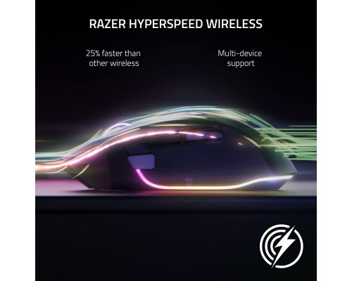 Беспроводная игровая мышь Razer Basilisk V3 Pro, RGB, USB-A / WL / BT, белая
