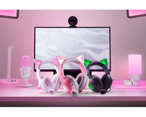 Беспроводная игровая гарнитура Razer Kraken Kitty V2 BT, RGB, белая