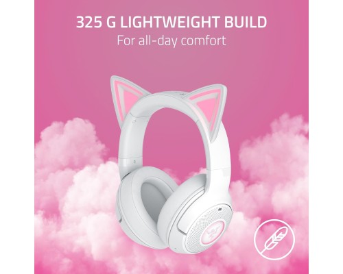 Беспроводная игровая гарнитура Razer Kraken Kitty V2 BT, RGB, белая