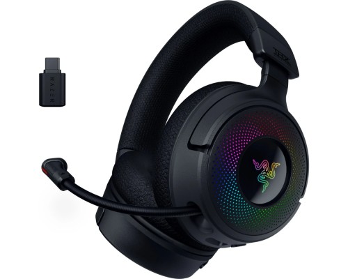 Игровая гарнитура Razer Kraken V4, USB-A / WL / BT, RGB, чёрная