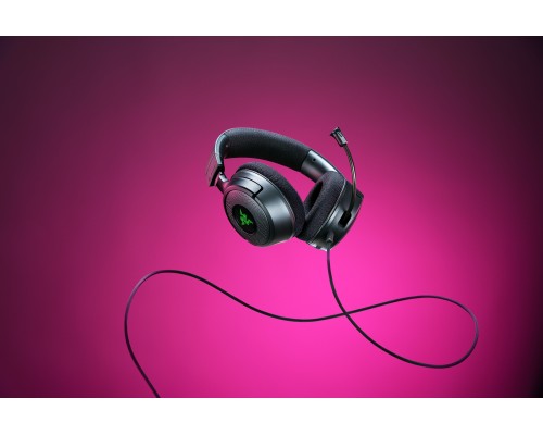 Игровая гарнитура Razer Kraken V4 X, 7.1, USB-A, 1.8м, RGB, чёрная