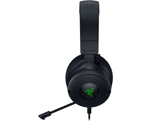 Игровая гарнитура Razer Kraken V4 X, 7.1, USB-A, 1.8м, RGB, чёрная