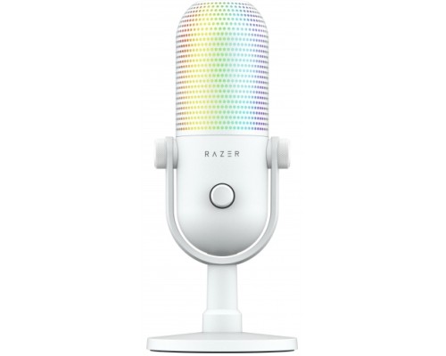Микрофон геймерский Razer Seiren V3 Chroma, Uni, RGB, USB-A, 2м, белый
