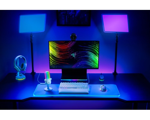 Микрофон геймерский Razer Seiren V3 Chroma, Uni, RGB, USB-A, 2м, белый