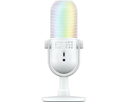 Микрофон геймерский Razer Seiren V3 Chroma, Uni, RGB, USB-A, 2м, белый