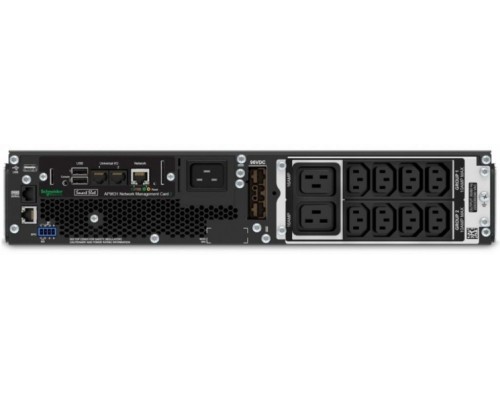 ИБП APC Smart-UPS Online 3000VA/2700W, RM 2U, LCD, USB, RS232, Network Card, 8xC13, 2xC19