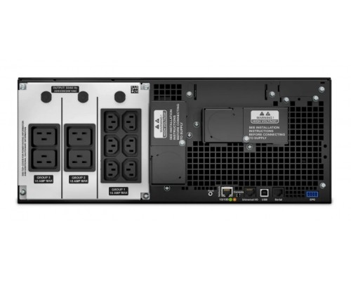 ИБП APC Smart-UPS Online 6000VA/6000W, RM 4U, LCD, USB, RS232, 6xC13, 4xC19